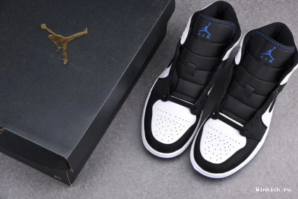 AIR SE TOE' MID JORDAN 'ROYAL 1 BLACK 1104